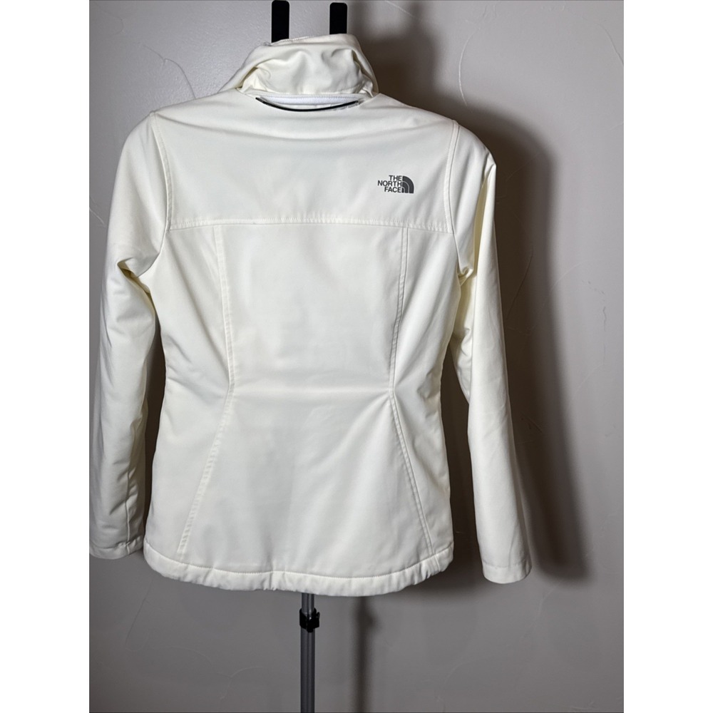 THE NORTH FACE Filled Ivory/Cream Jacket Primaloft Small Full Zip Windwall - Picture 6 of 11